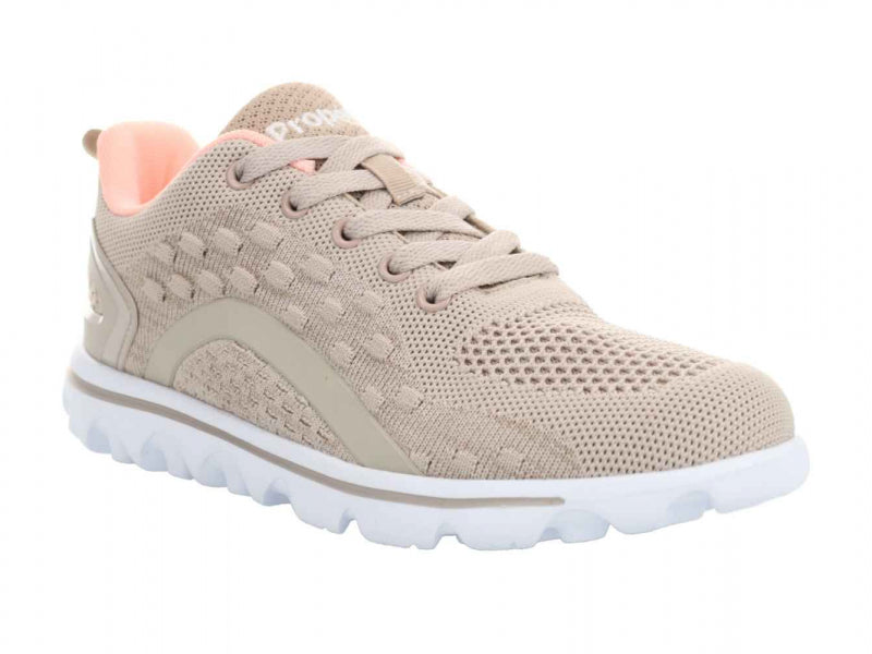 Propet TravelActiv Axial - Women's Athletic Shoe Taupe/Peach (TPE)