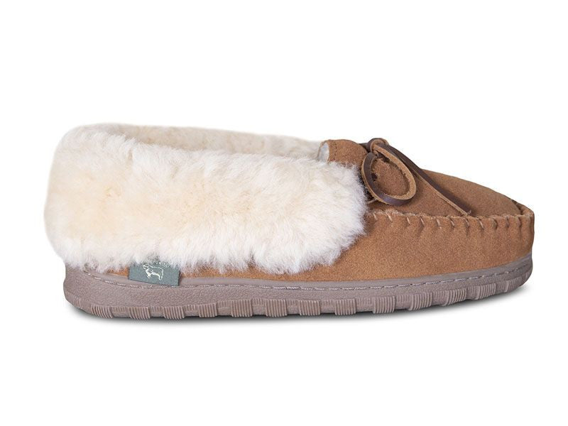 Women's unlined outlet moccasin slippers