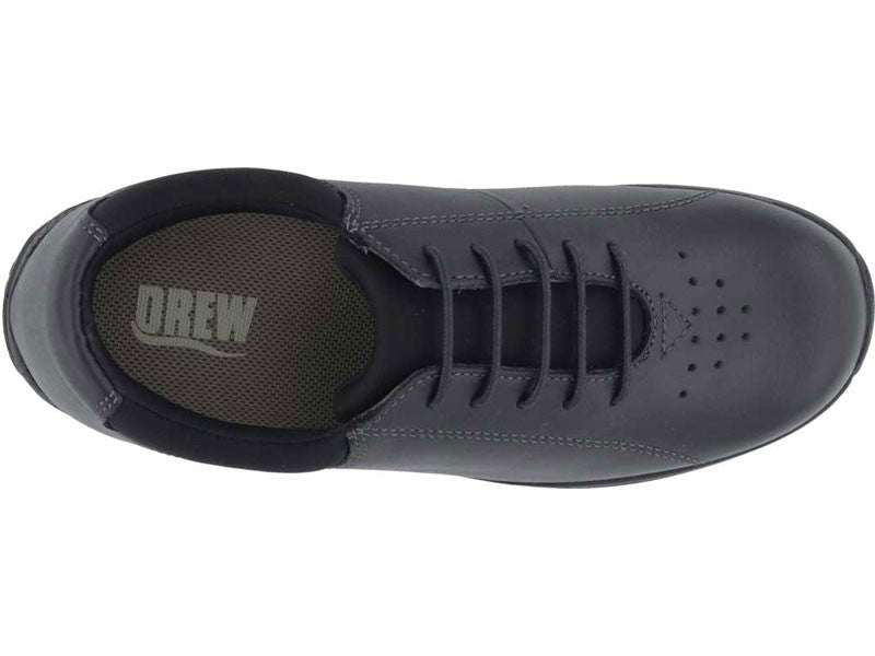 Drew Women s Tulip Black Croc M 8